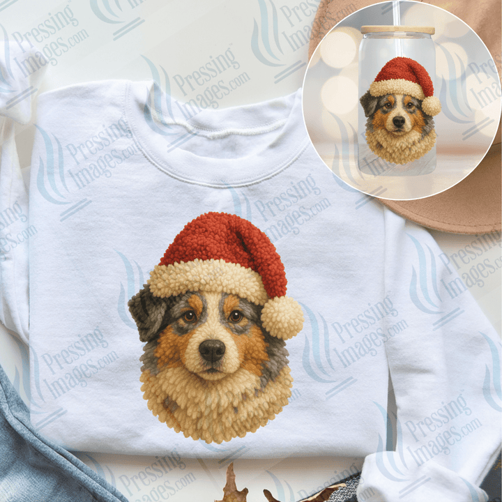 DTF 6671 Yarn Dog Collection - Pressing Images