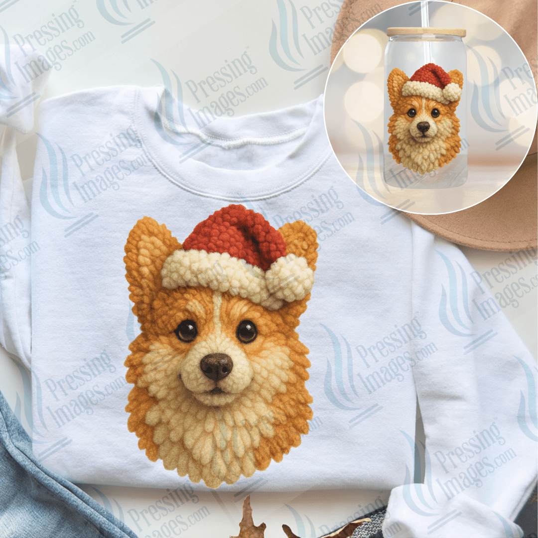 DTF 6671 Yarn Dog Collection - Pressing Images
