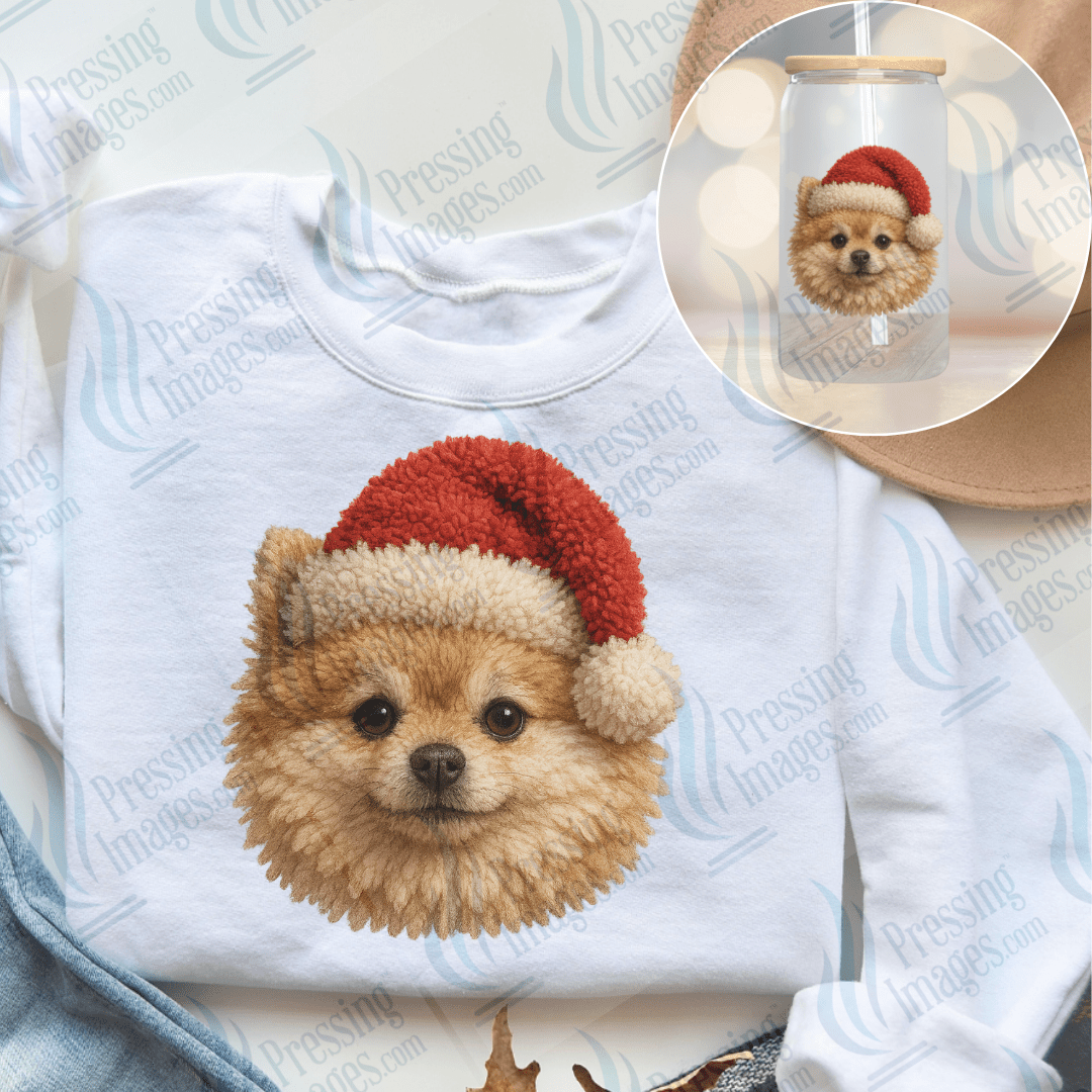 DTF 6671 Yarn Dog Collection - Pressing Images