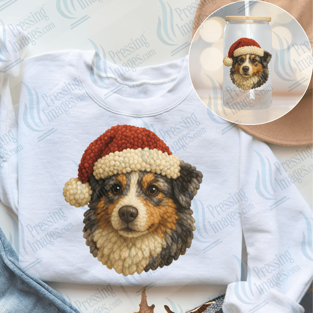 DTF 6671 Yarn Dog Collection - Pressing Images