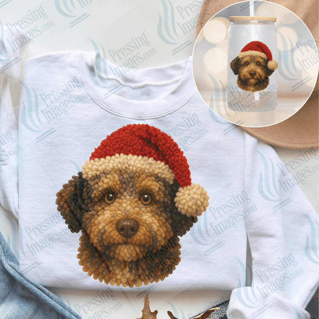DTF 6671 Yarn Dog Collection - Pressing Images