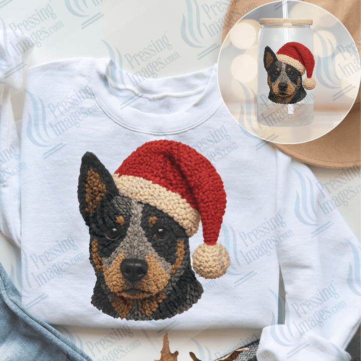 DTF 6671 Yarn Dog Collection - Pressing Images