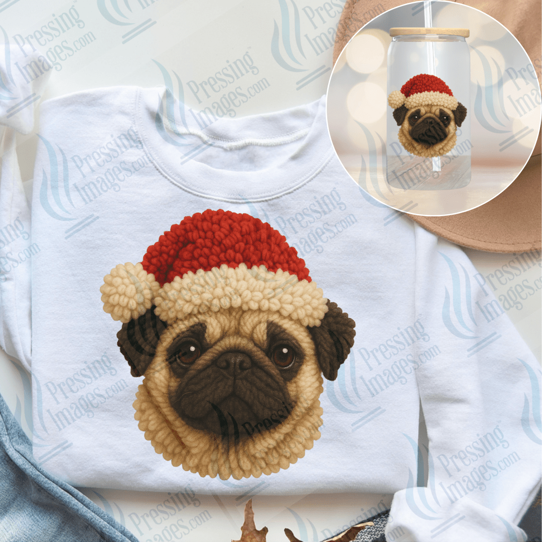 DTF 6671 Yarn Dog Collection - Pressing Images