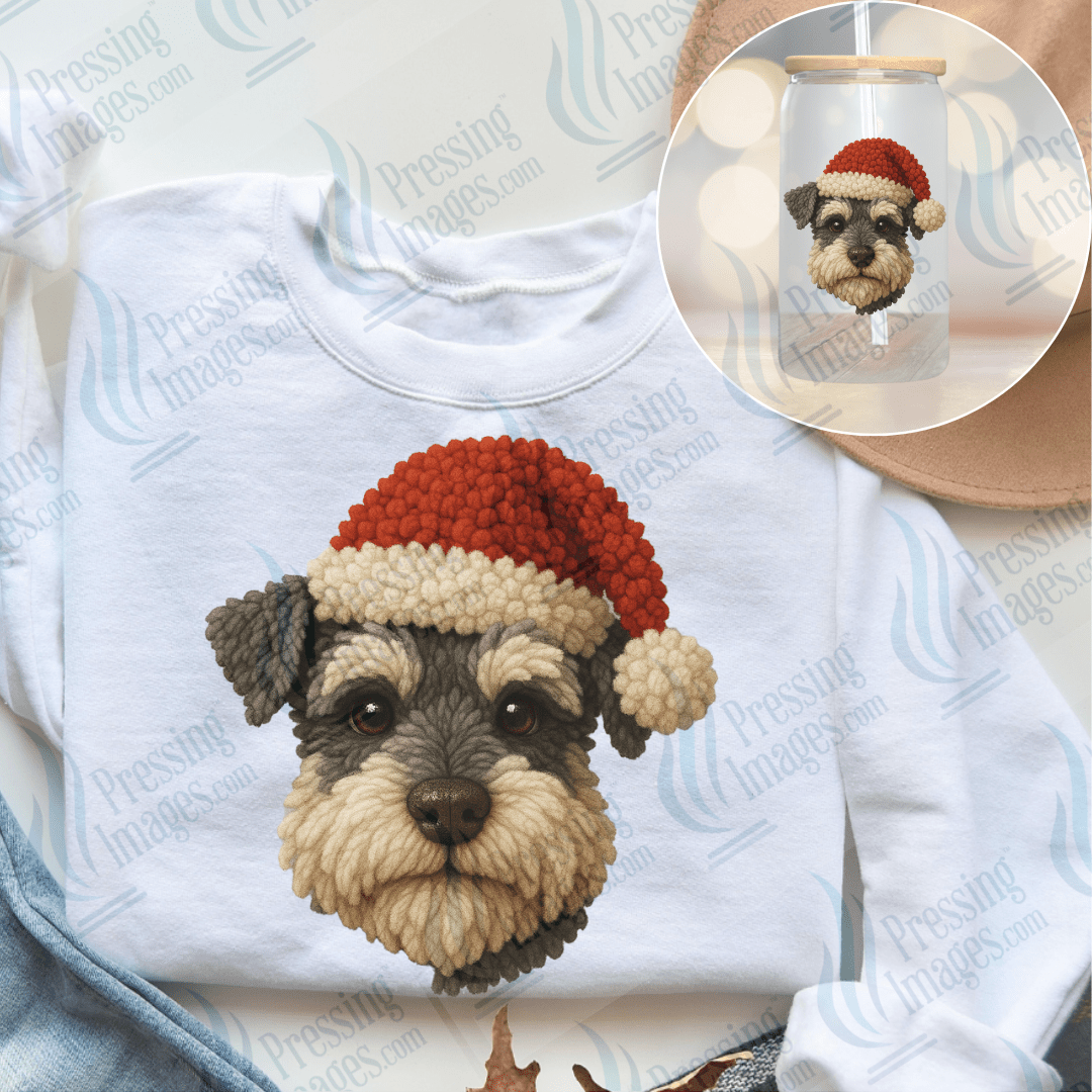 DTF 6671 Yarn Dog Collection - Pressing Images