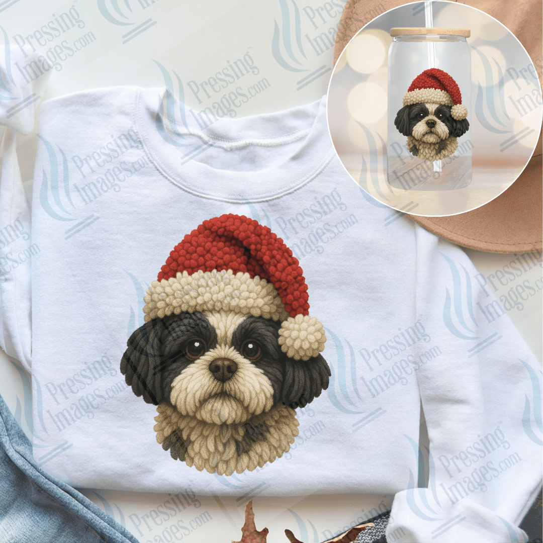 DTF 6671 Yarn Dog Collection - Pressing Images