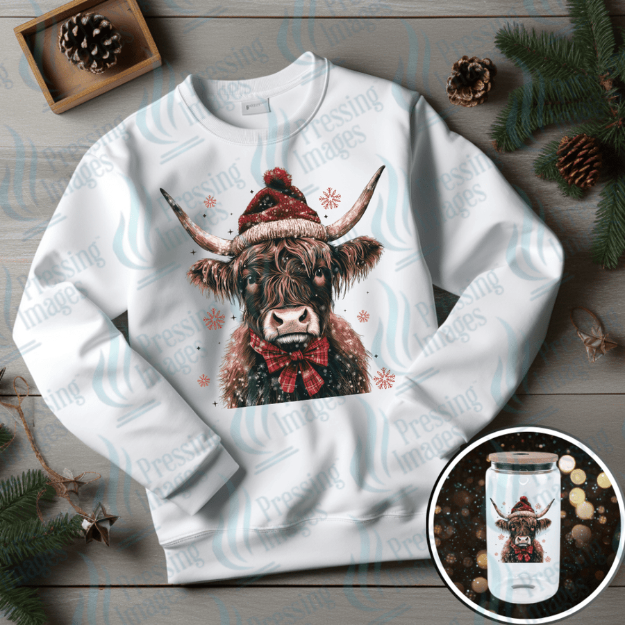 DTF 6678 Highland Christmas - Pressing Images