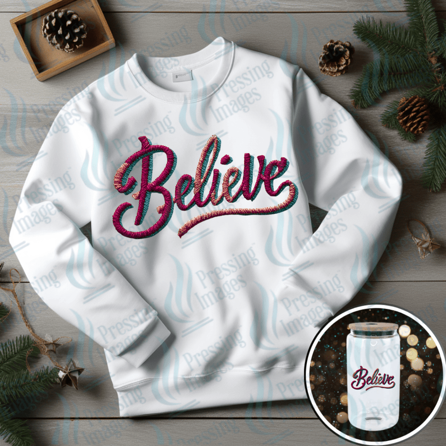 DTF 6682 Yarn Believe - Pressing Images