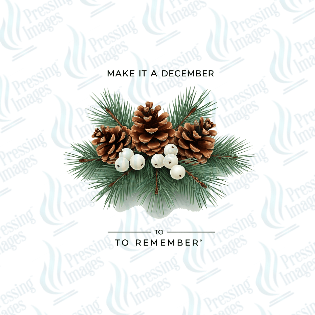 DTF 6694 Make It A December To Remember - Pressing Images