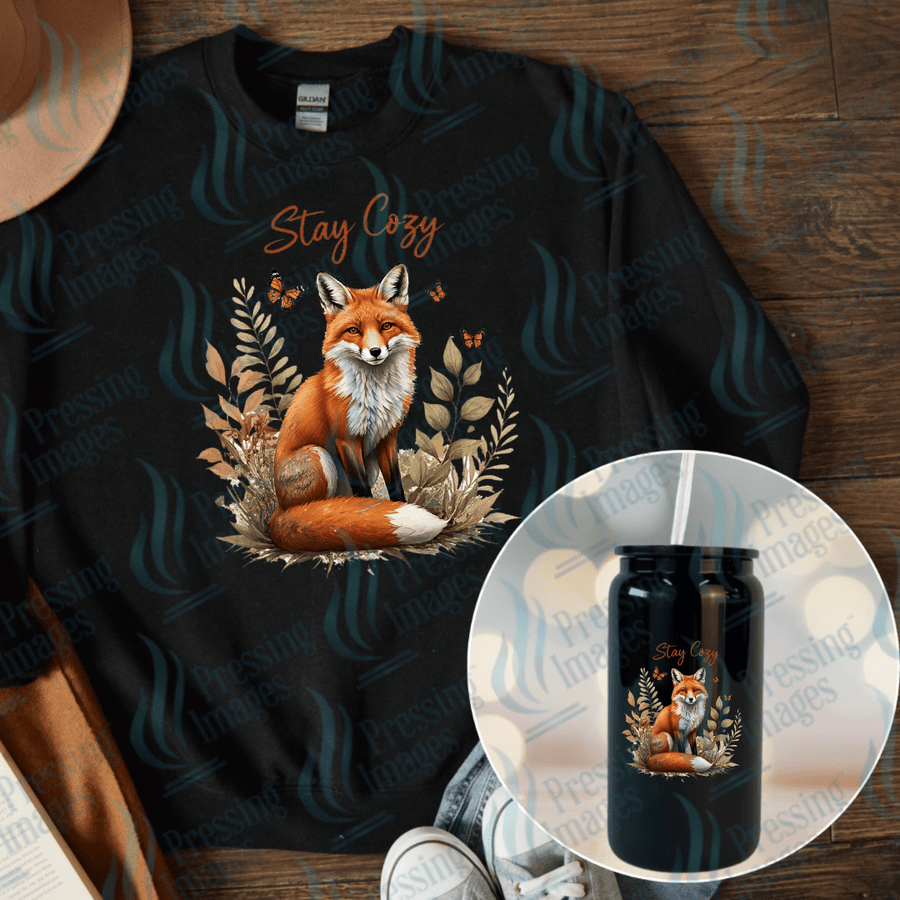 DTF 6695 Stay Cozy - Pressing Images