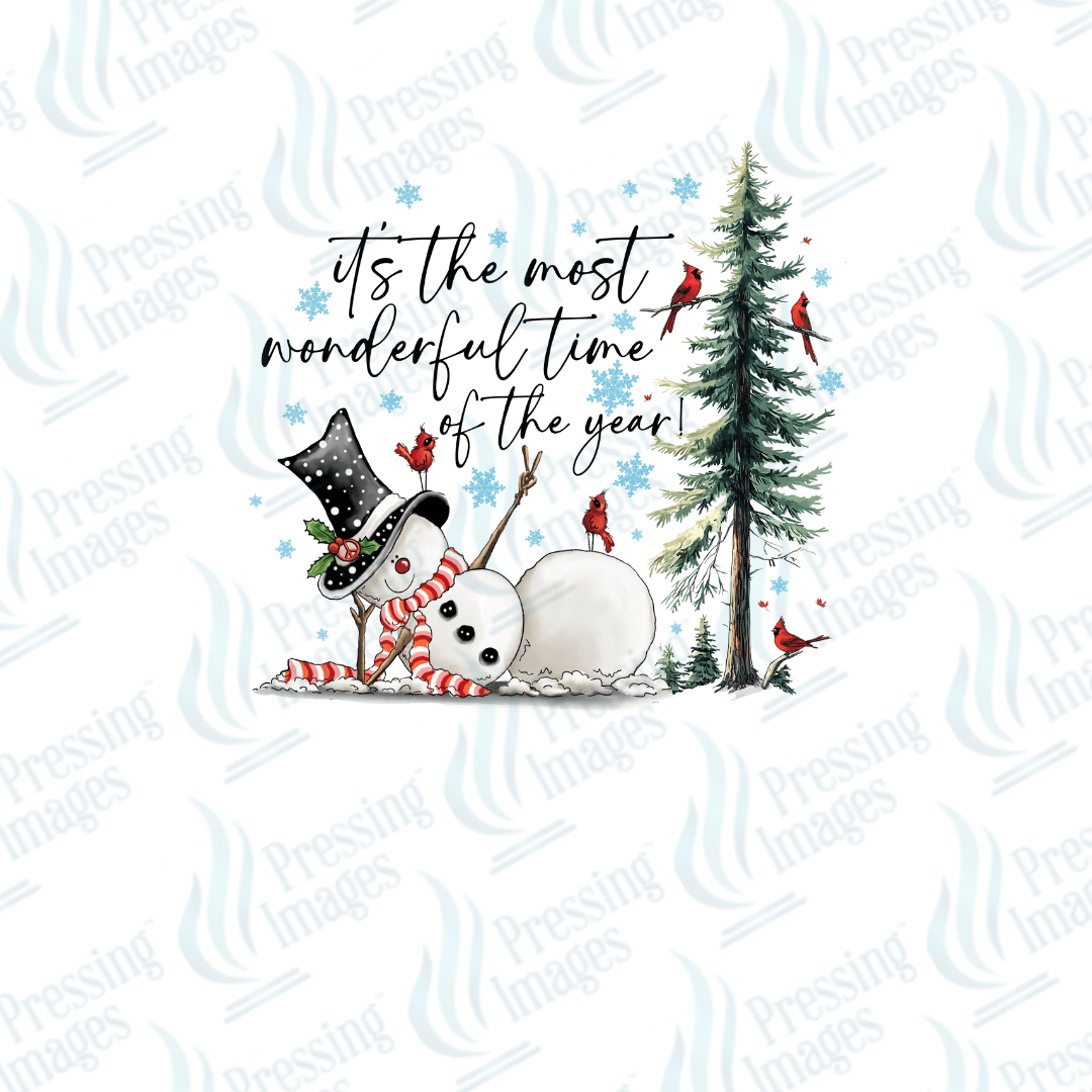DTF 6696 It's The Most Wonderful Time Of The Year - Pressing Images