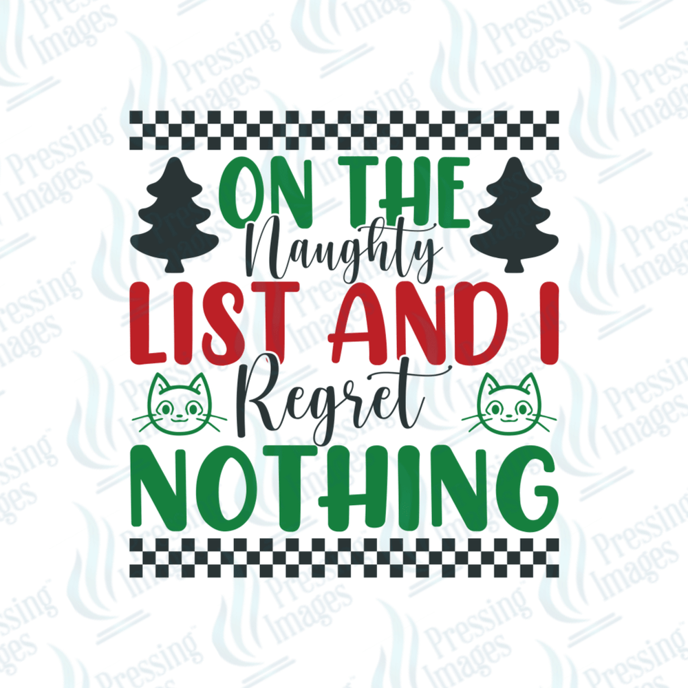 DTF 6698 On The Naughty List - Pressing Images