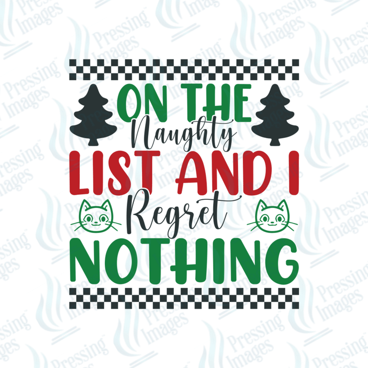 DTF 6698 On The Naughty List - Pressing Images