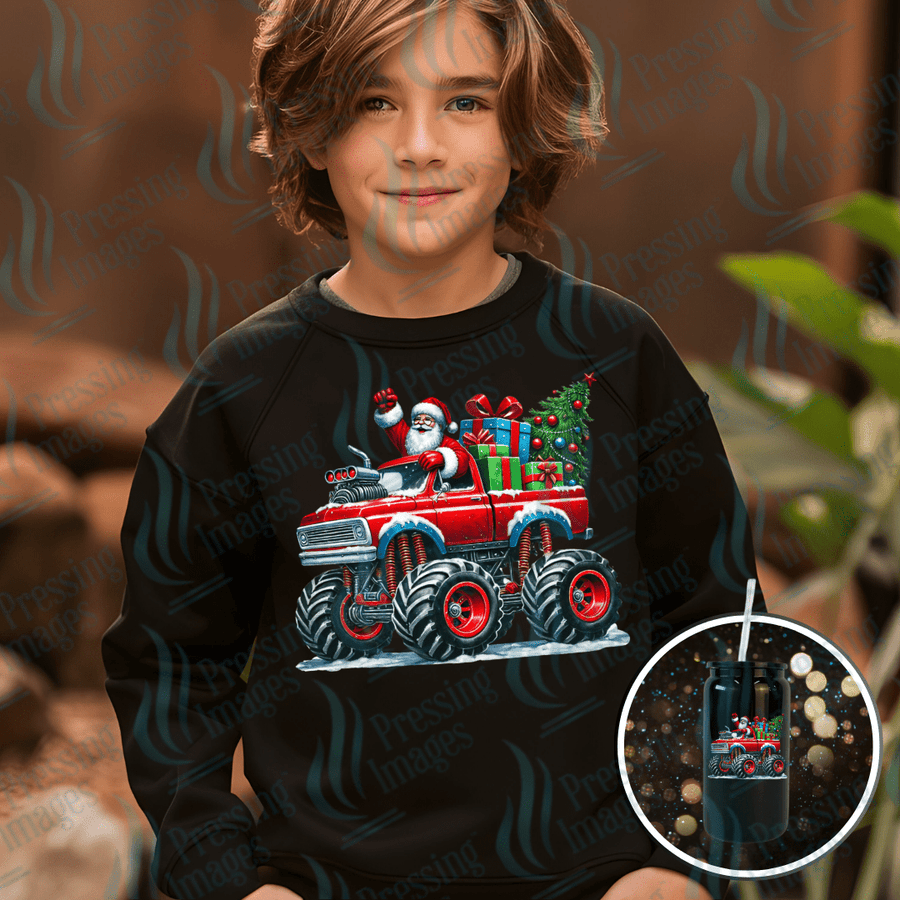 DTF 6700 Santa Truck - Pressing Images