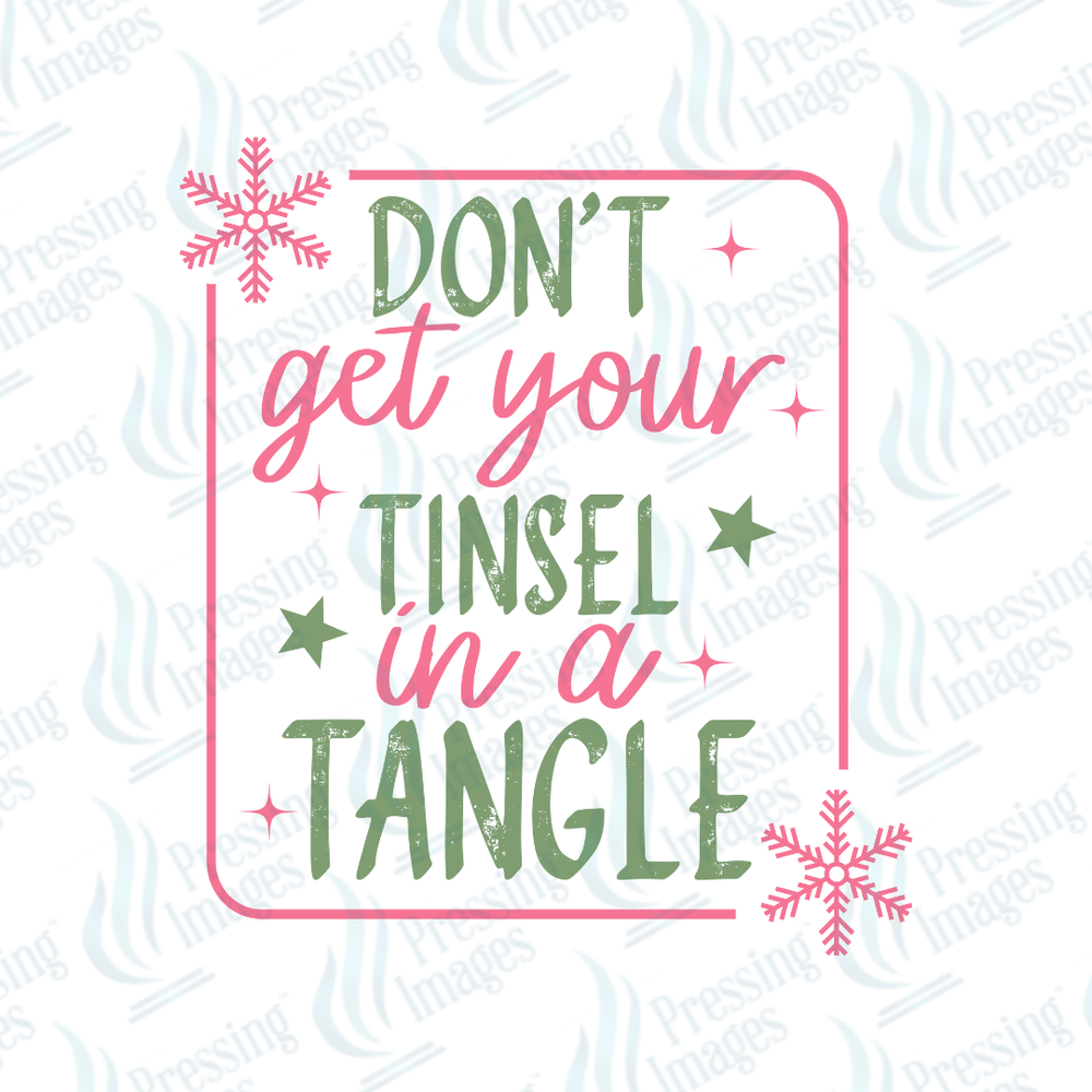 DTF 6701 Tinsel In A Tangle - Pressing Images