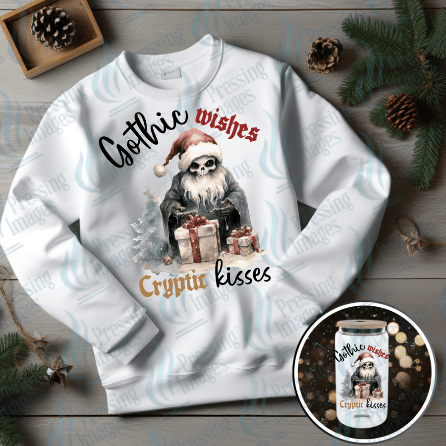 DTF 6716 Gothic Wishes - Pressing Images