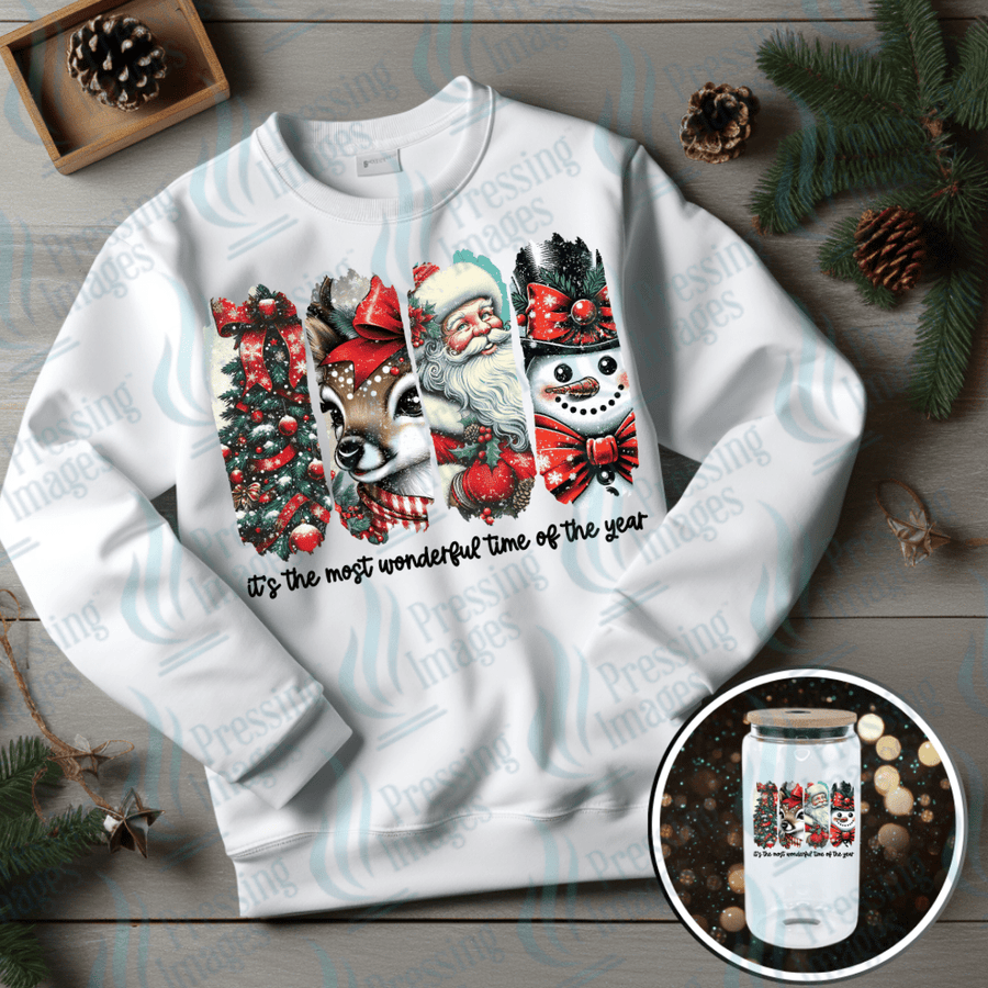 DTF 6718 It's The Most Wonderful Time Of The Year - Pressing Images