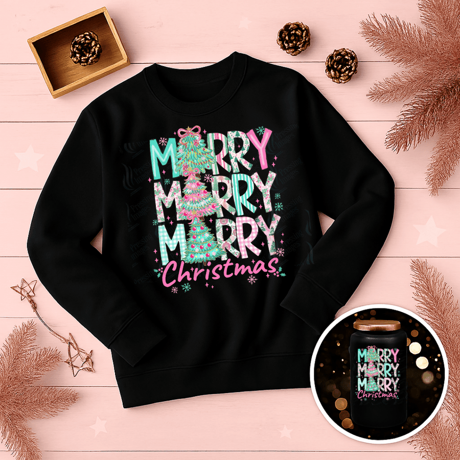 DTF 6728 Merry - Pressing Images