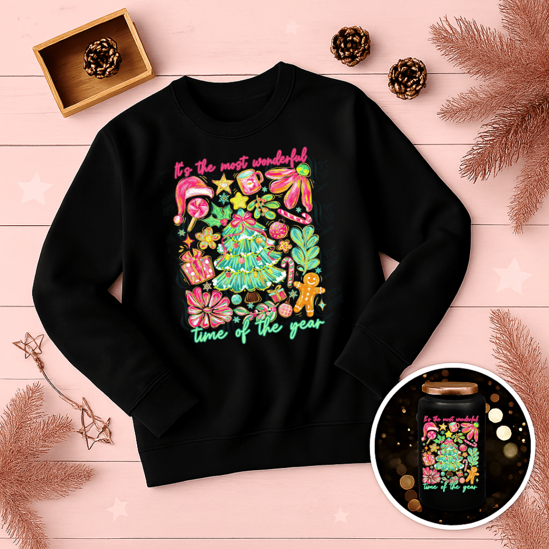 Most Wonderful Time of the Year Neon | Pressing Images (#6729)