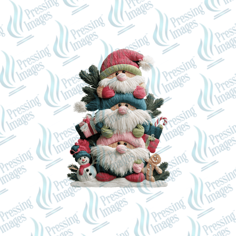 DTF 6731 Preppy Gnomes - Pressing Images