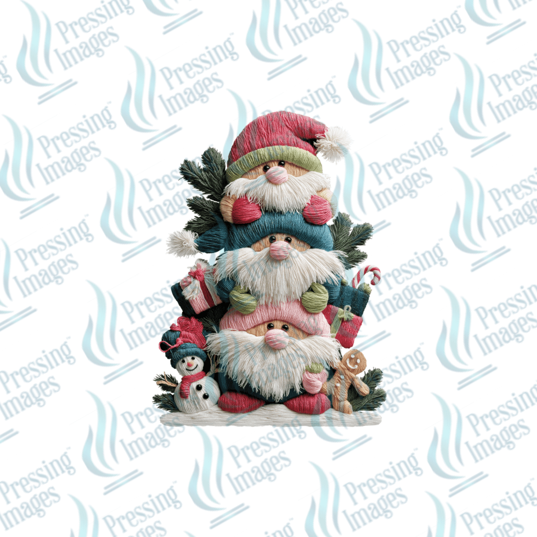 DTF 6731 Preppy Gnomes - Pressing Images