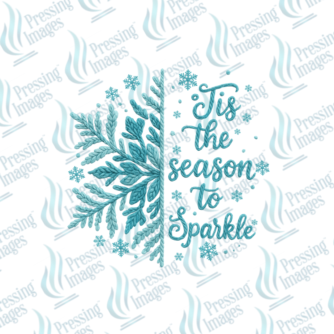 DTF 6733 Tis The Season To Sparkle - Pressing Images