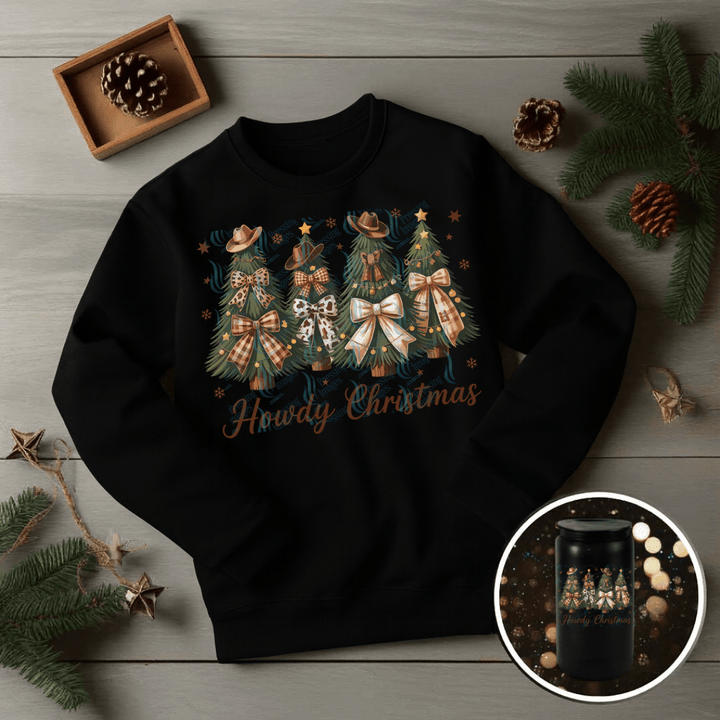 DTF 6742 Howdy Christmas — Pressing Images Canada