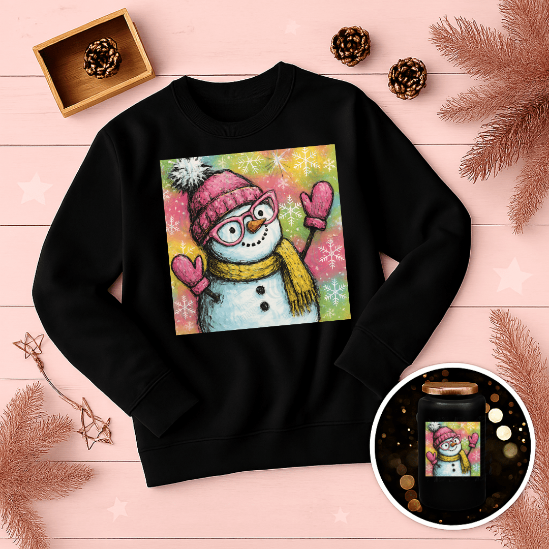 Preppy Snowman | Pressing Images (#6756)