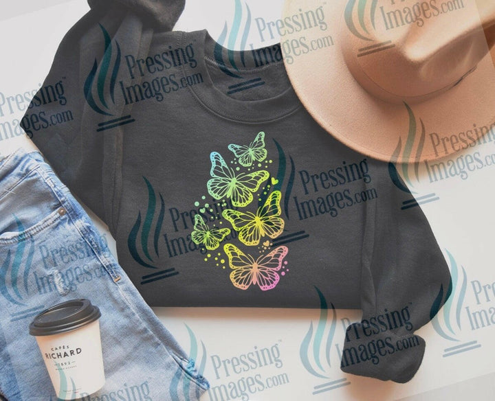 DTF: 687 Butterflies - Pressing Images