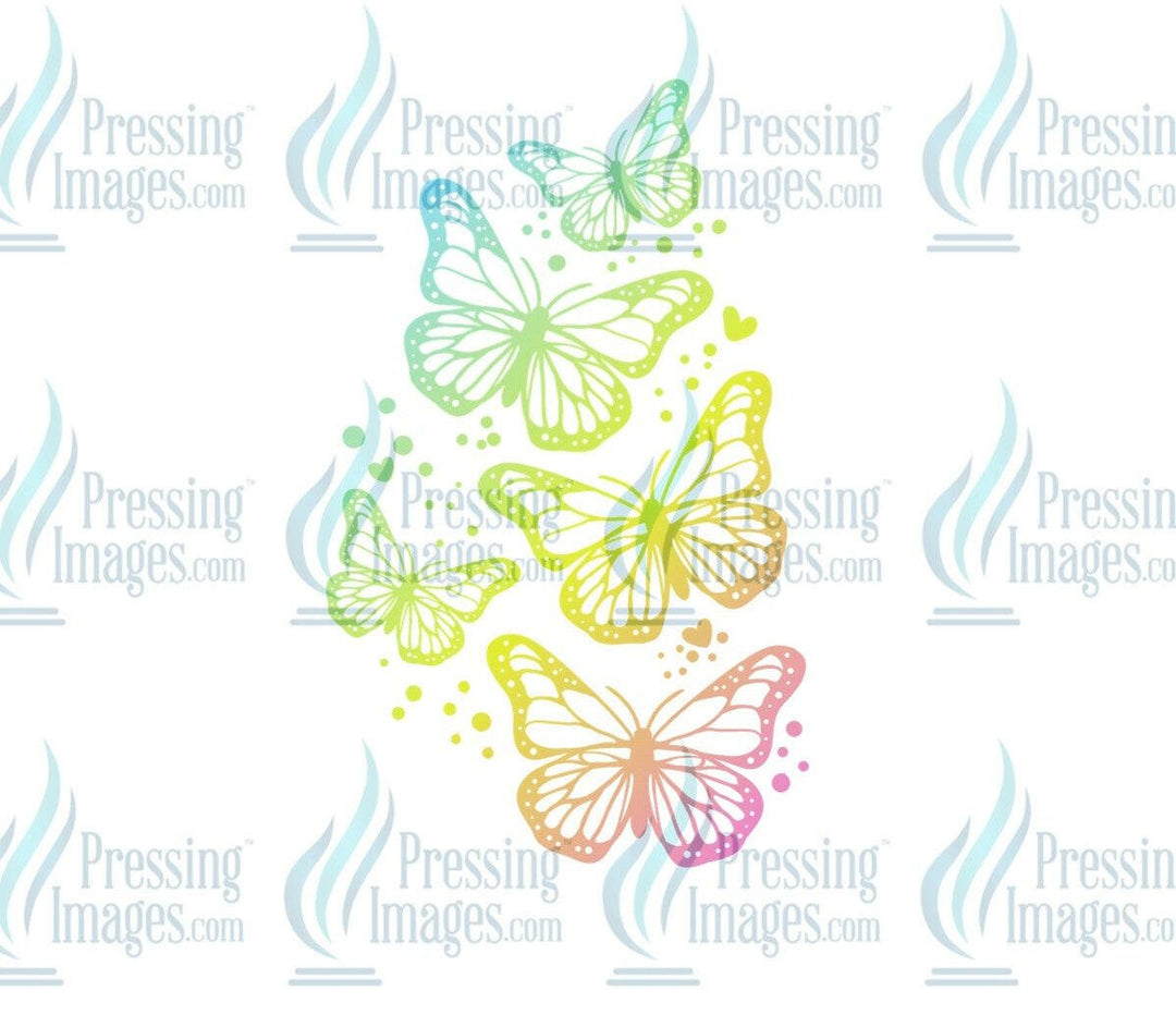 DTF: 687 Butterflies - Pressing Images