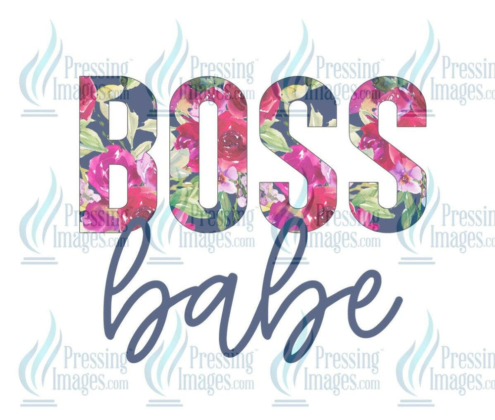 DTF: 690 Boss Babe - Pressing Images