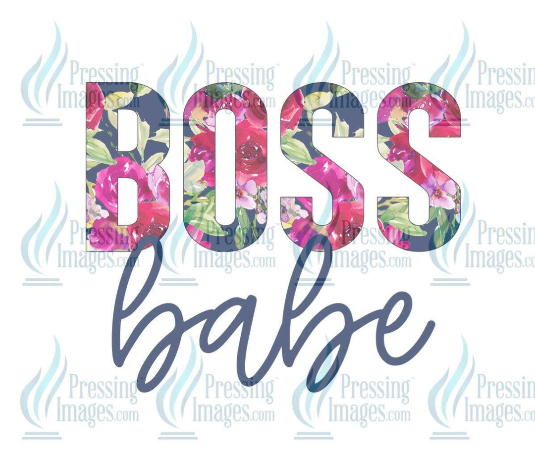 DTF: 690 Boss Babe - Pressing Images