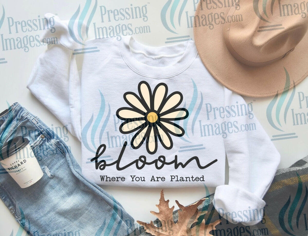 DTF: 692 bloom where you are planted - Pressing Images