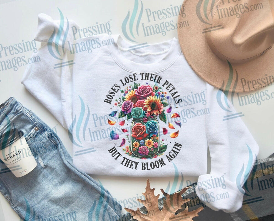 DTF: 792 Roses lose there petals - Pressing Images