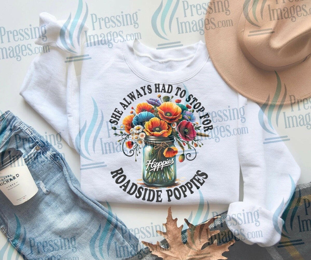 DTF: 793 Roadside poppies - Pressing Images