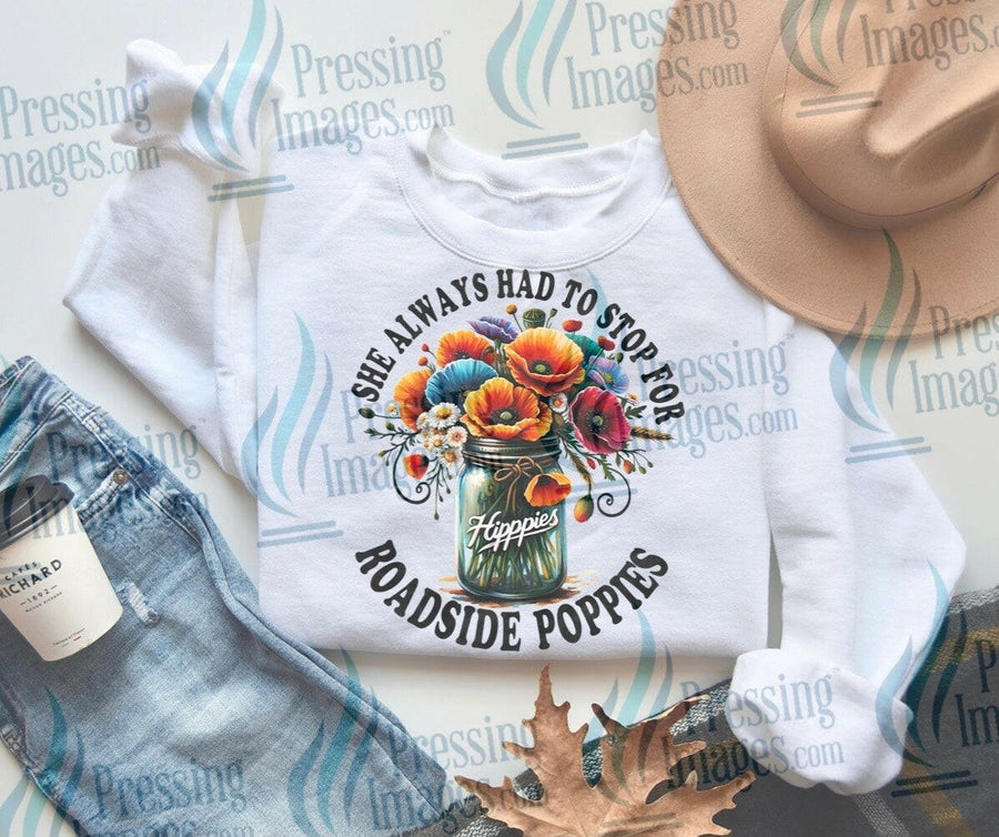 DTF: 793 Roadside poppies - Pressing Images