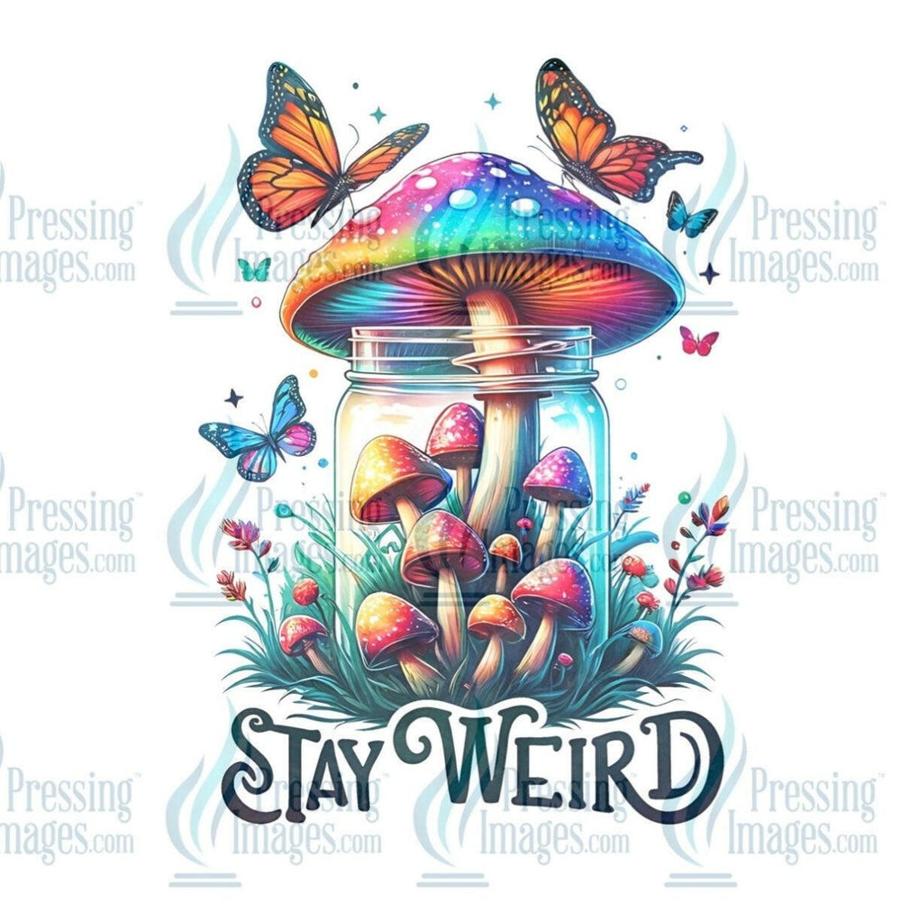 DTF: 796 Stay weird - Pressing Images