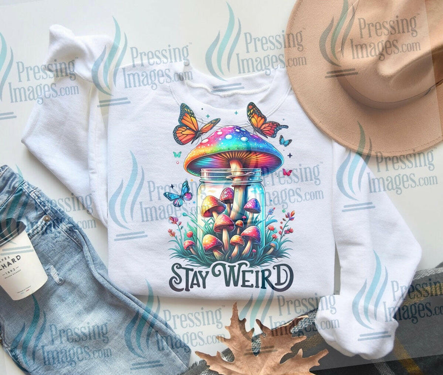 DTF: 796 Stay weird - Pressing Images
