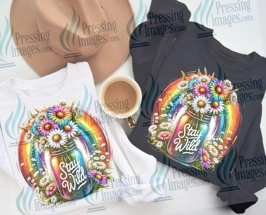 DTF: 799 Stay wild - Pressing Images