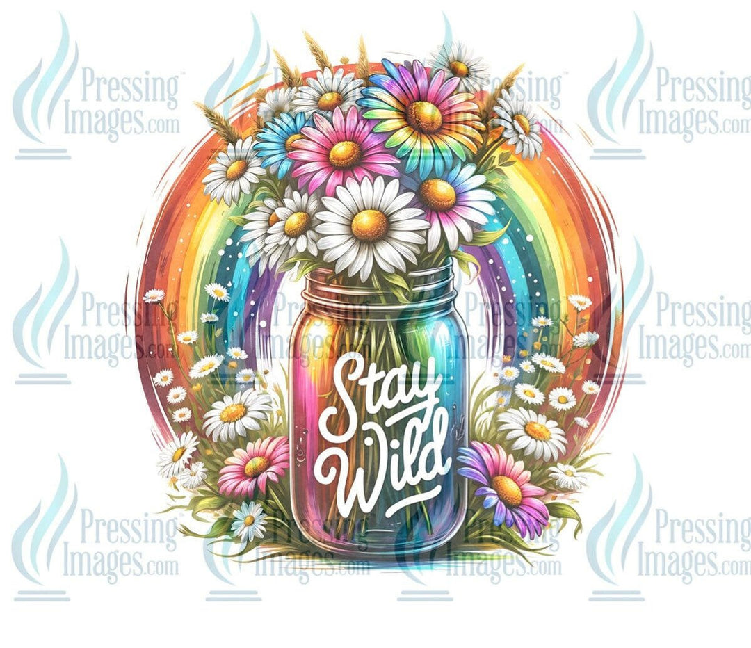 DTF: 799 Stay wild - Pressing Images