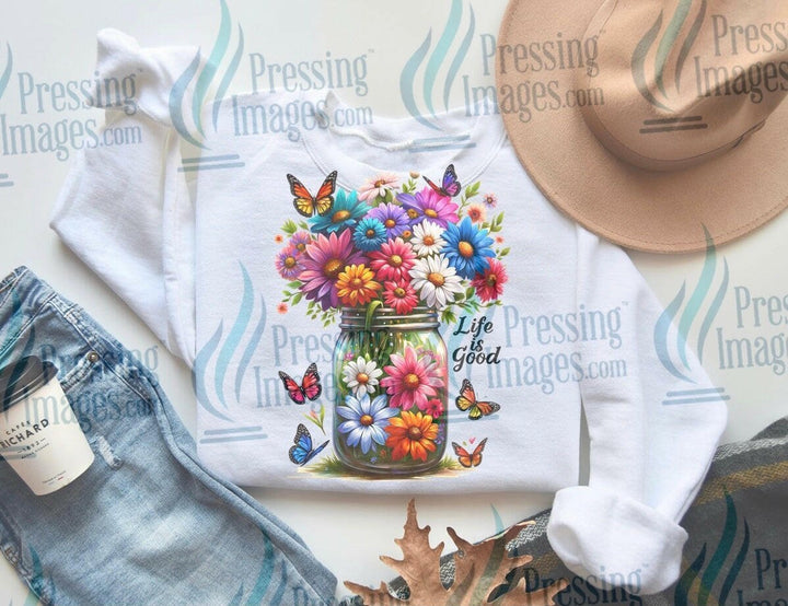 DTF: 801 Life is good - Pressing Images