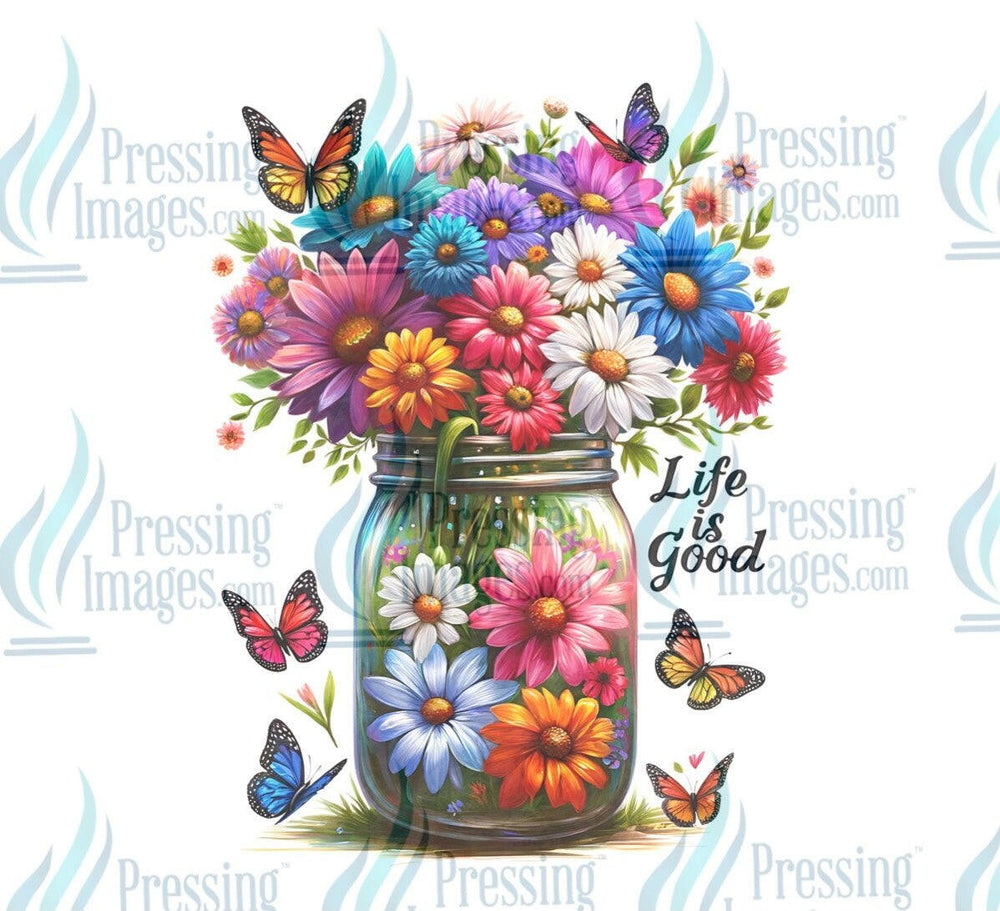 DTF: 801 Life is good - Pressing Images