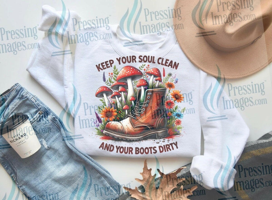 DTF: 806 Soul clean boots dirty - Pressing Images