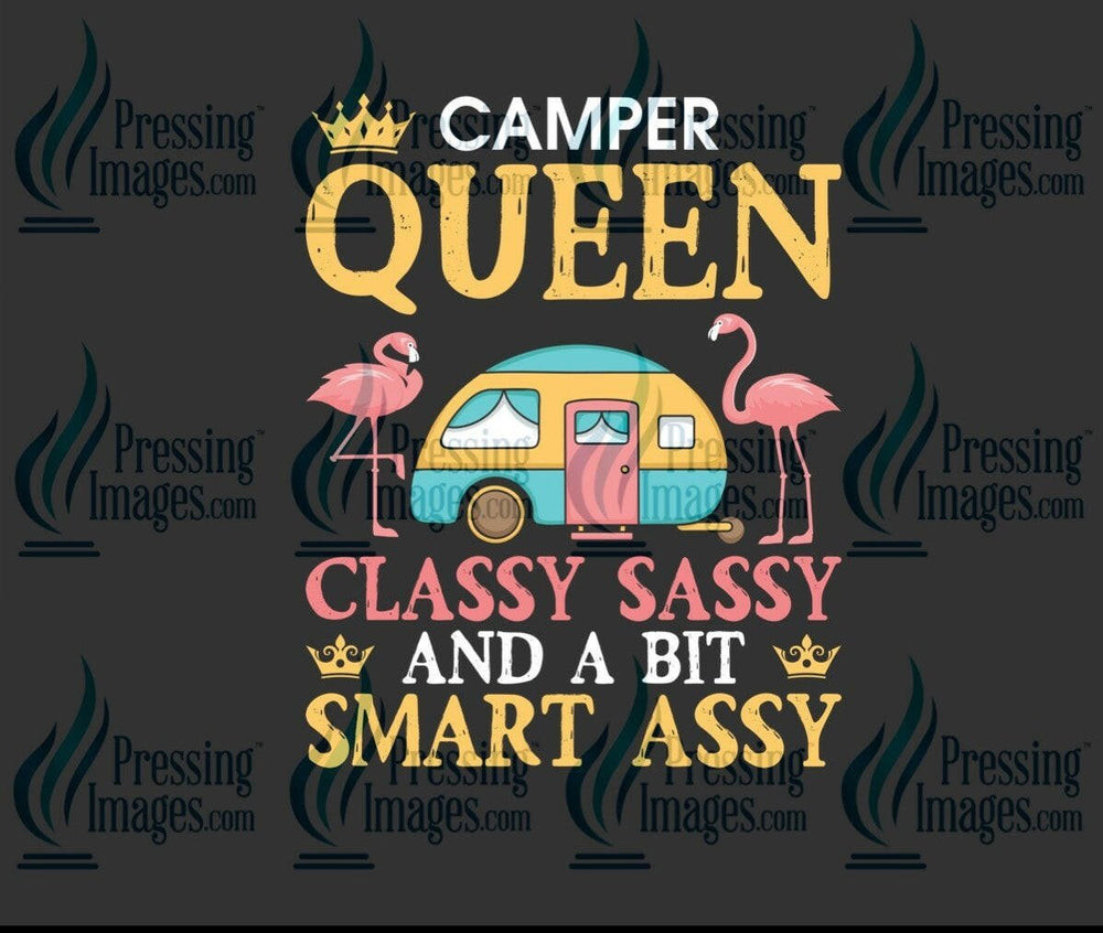 DTF: 817 Camper Queen - Pressing Images