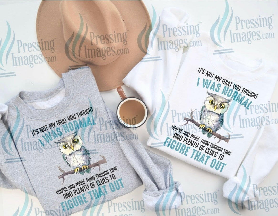 DTF: 856 It’s not my fault you thought I was normal - Pressing Images