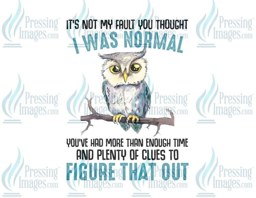 DTF: 856 It’s not my fault you thought I was normal - Pressing Images