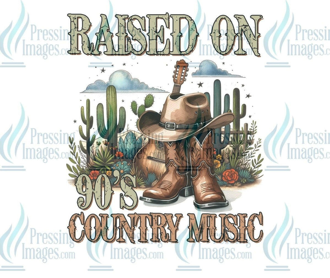 DTF: 871 Raised on 90s country music - Pressing Images