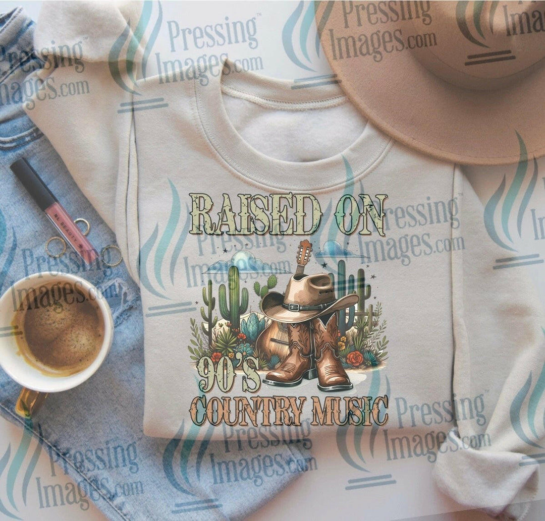 DTF: 871 Raised on 90s country music - Pressing Images