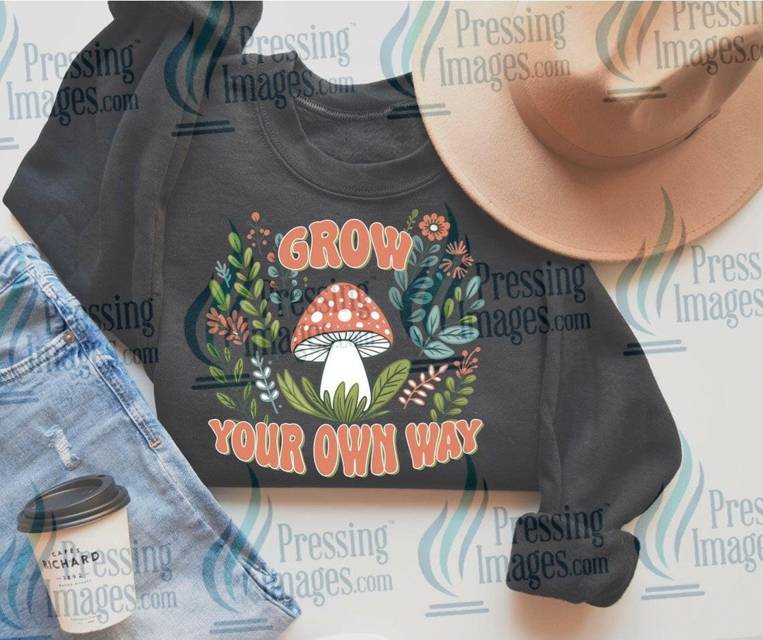 DTF: 884 grow your own way - Pressing Images