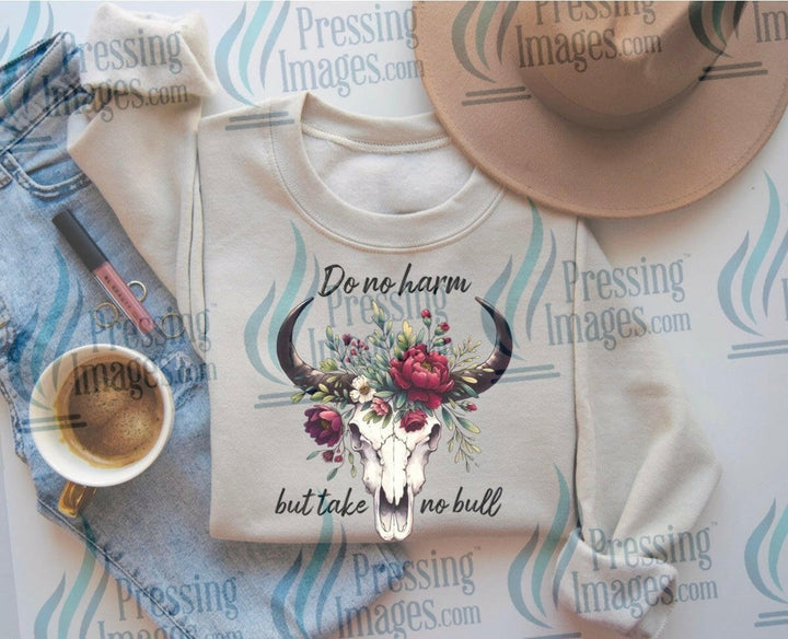 DTF: 887 Do no harm but take no bull - Pressing Images