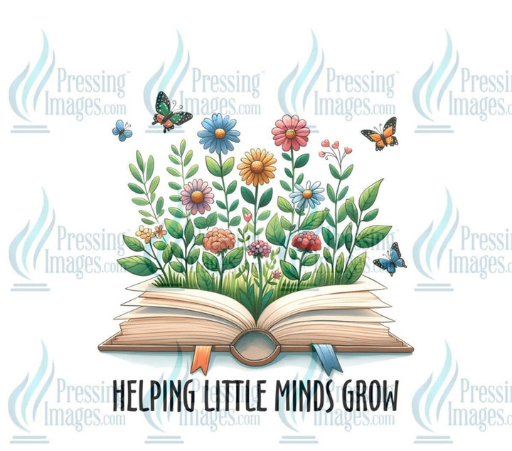 DTF: 894 Helping little minds grow - Pressing Images